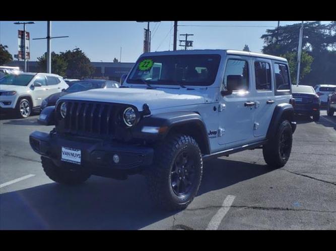 used 2022 jeep wrangler unlimited willys