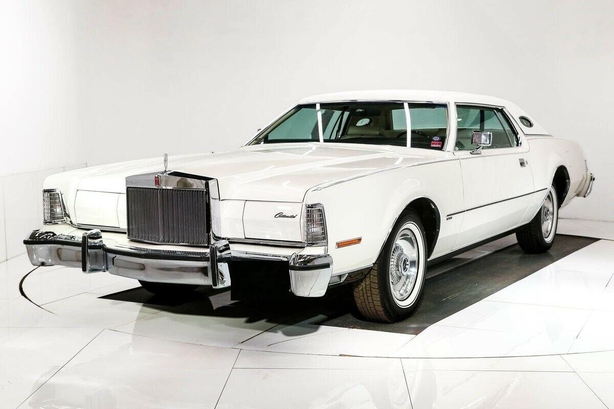 1974 lincoln continental mark iv gorgeous triple white dreamboat