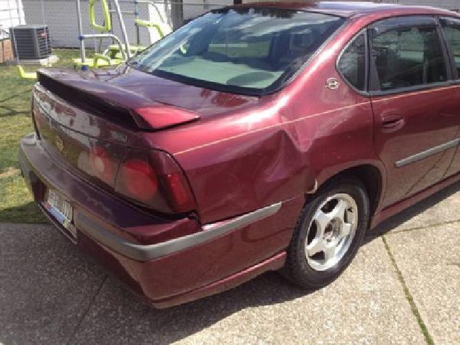 2000 chevy impala ls gold edition ................. salvage title in cleveland, oh