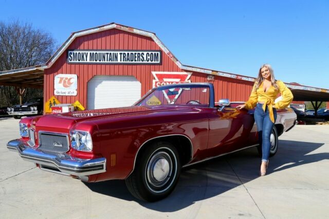 1973 oldsmobile delta 88 convertible 350 v8 automatic factory ac ps pdb