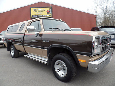 1991 dodge power ram 150 4x4 only 18,842 original miles garage kept 77-photos
