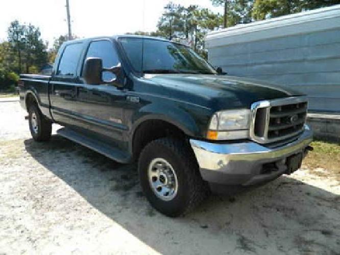 2003 ford f-250 crew cab, xlt, power stroke diesel, fx-4 off road in shallotte, nc