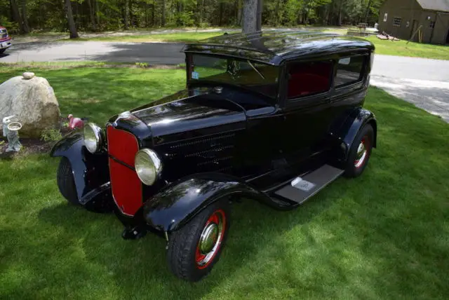 1931 black restored v8 beautiful paint mechanically sound rare hotrod