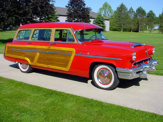 1953 mercury monterey station wagon woodie woody overdrive!!! outstanding!!!!