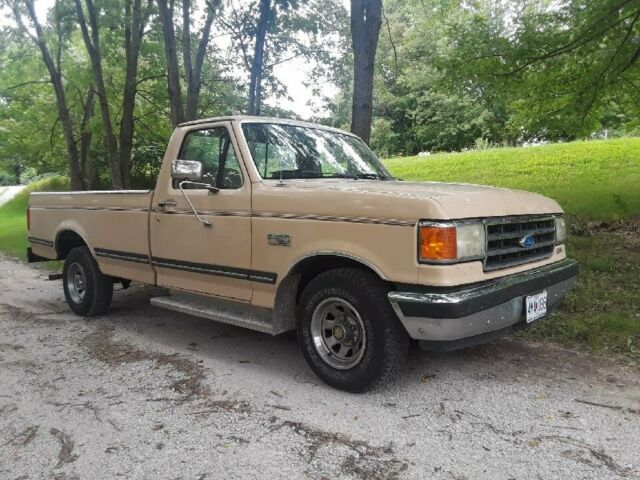 square body tan ford f-150 lariat efi no rust low miles ! grandpa's truck