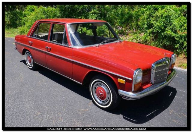 no reserve 1969 mercedes c220 diesel w115 florida car very nice low mileage orig