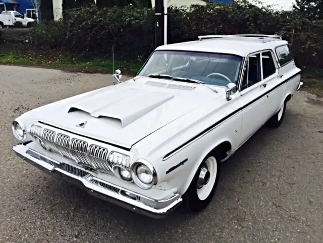 1964 dodge 330 wagon push button /auto 383
