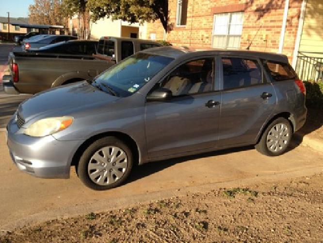 2004 toyota matrix - by owner in arlington, tx