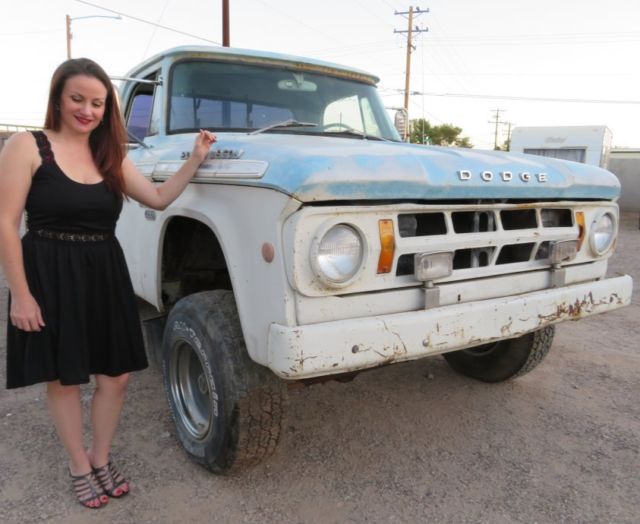 1968 dodge power wagon short bed 4x4 az truck 4 spd rare driver 8 lug danas