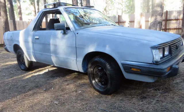 rare survivor 1986 subaru brat 4wd a/c t-top split roof sliding glass no reserve