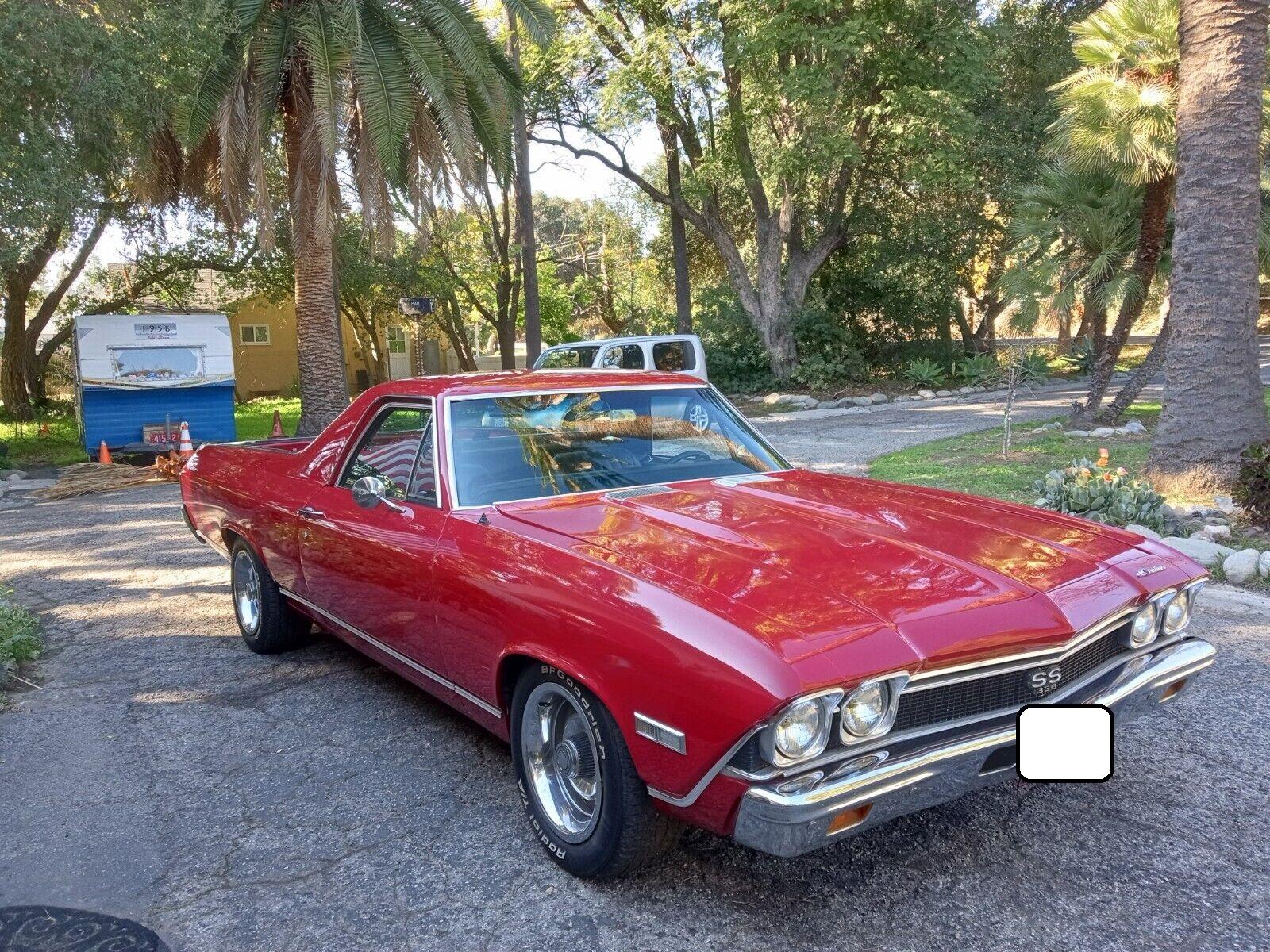 1968 chevrolet el camino titleclean classic cars