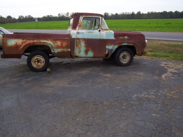 1959 ford f100 rat rod project has patina no reserve !!!!!!!!!