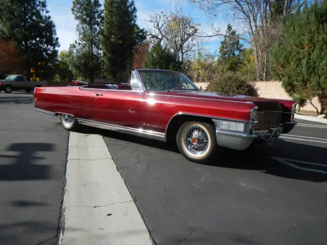 1965 cadillac eldorado convertible rebuilt motor-disc brake- cold ac- nice