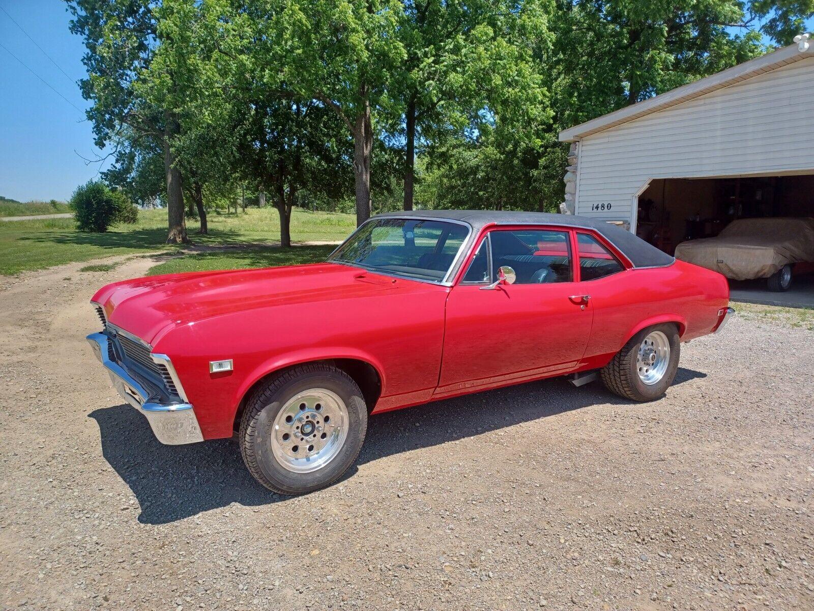 1969 chevrolet nova fresh 383ci red 2 years old paint