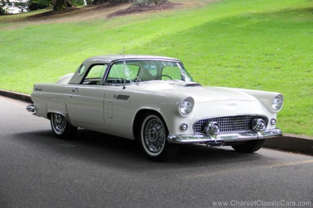 1956 ford thunderbird w/air conditioning. excellent! see video