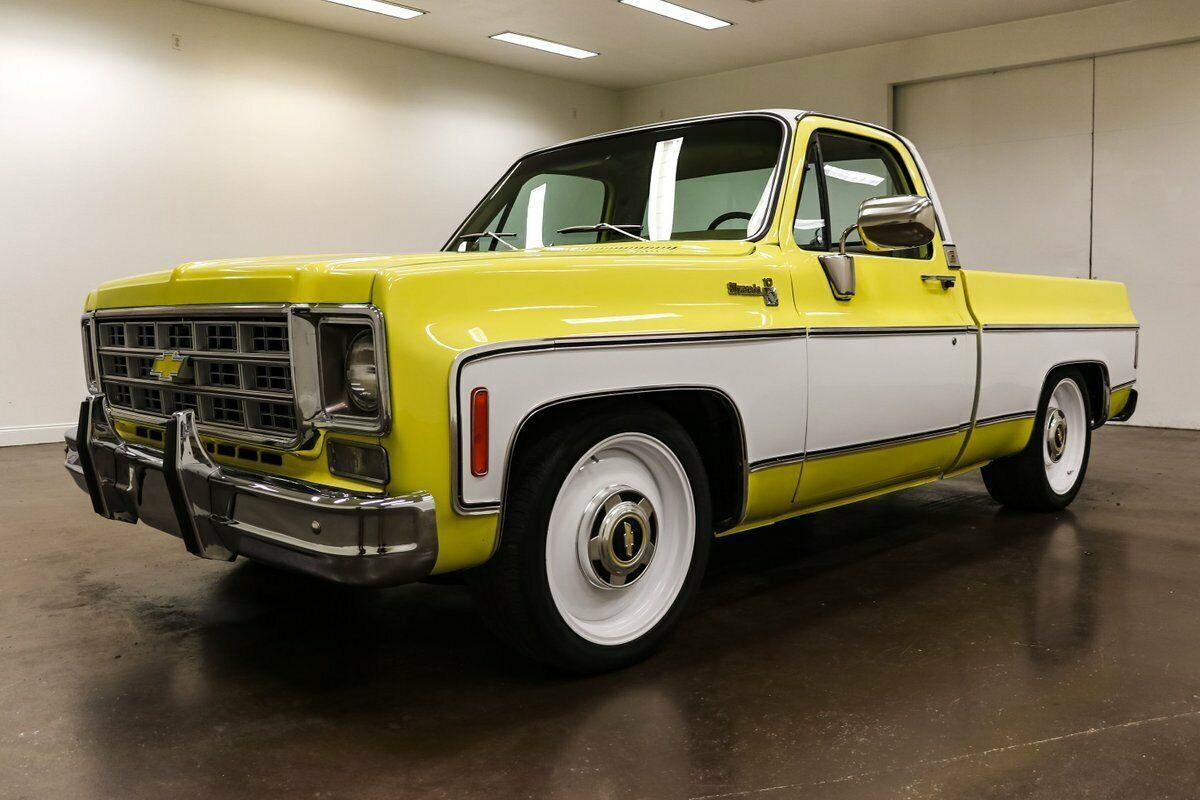 1978 chevrolet c 10 4201 miles yellow truck 350ci v8 turbo 350 automatic
