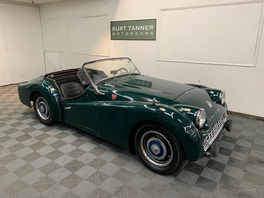 1962 triumph tr3a. running and driving car just out of storage. 59,052 miles