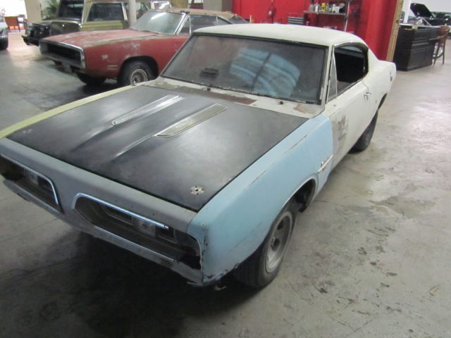 project fastback factory v-8 mopar w/parts car coupe overall solid barn find