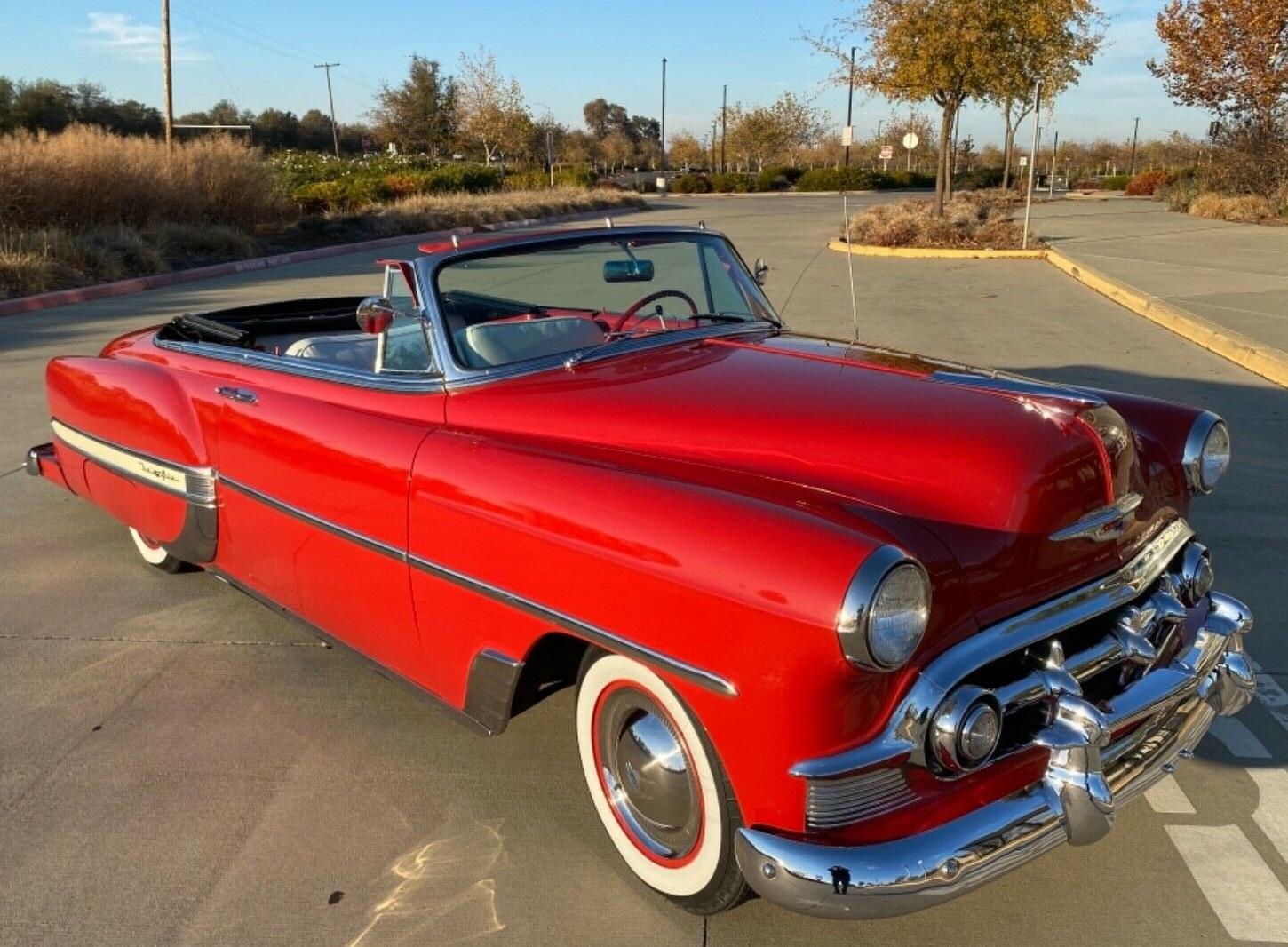 1953 chevrolet bel air150210 deluxe convertible