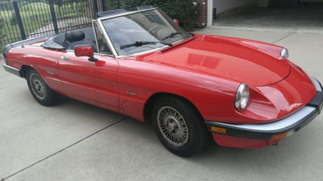 1988 alfa romeo spider graduate