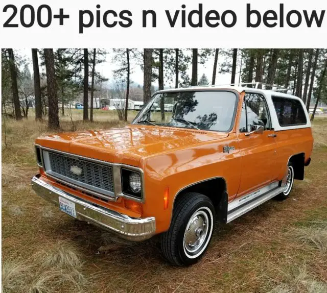 1973 k5 blazer full top 4x4 50000 actual miles