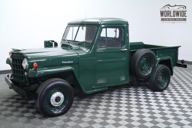 1953 jeep willys jeep v8 truck 4x4 4 speed restored!