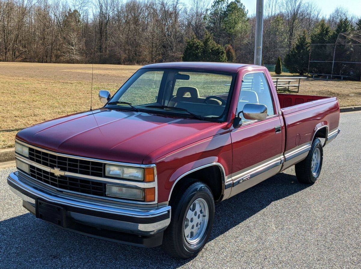 1992 chevrolet c/k pickup 1500 no reserve low miles manual 4.3l v6 1500