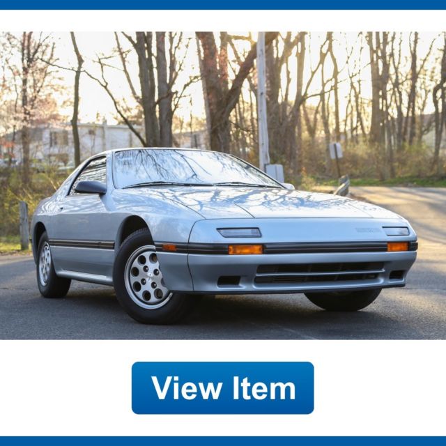 1987 mazda rx-7 1 owner 13k true collectible mi california carfax