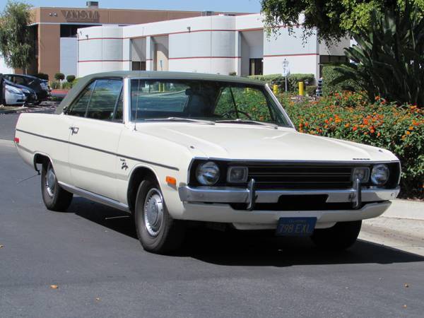 1972y dodge dart swinger full original v8 318 engine