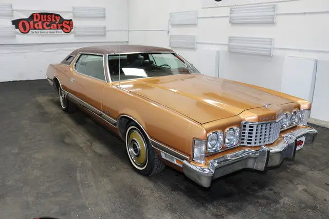 1973 gold runs drives body int vgood 429v8 3spd auto!