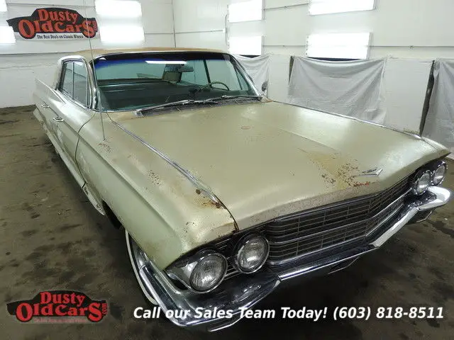1962 gold runs yard drives needs brake work tlc 390v8 3spd!
