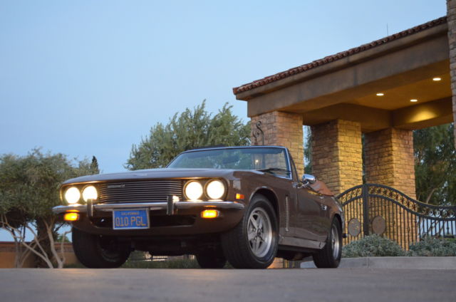 1975 jensen interceptor convertible stunning blue plate ca car documented to new