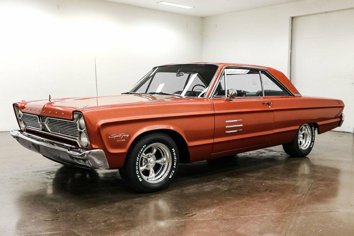 1966 plymouth fury sport 383 v8 727 turbo metallic bronze coupe