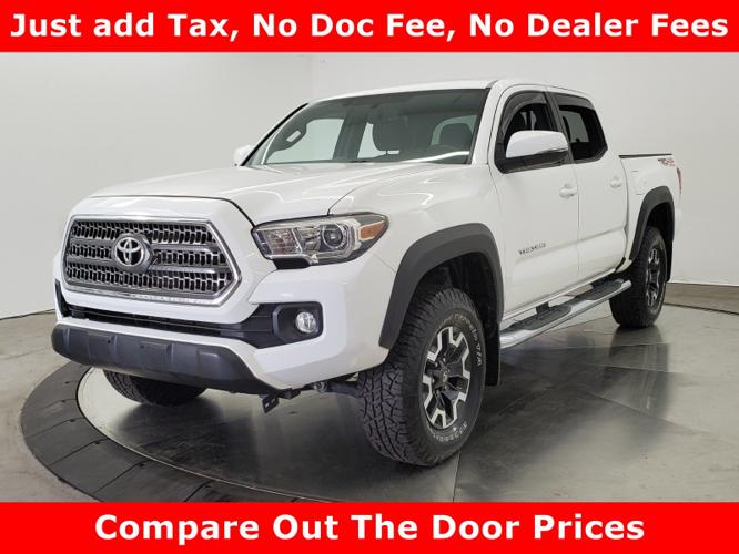 used 2016 toyota tacoma 4x4 double cab tuscumbia, al 35674 for sale in tuscumbia, alabama
