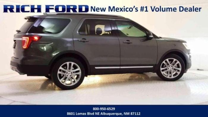 2016 ford explorer xlt xlt 4dr suv for sale in albuquerque, new mexico