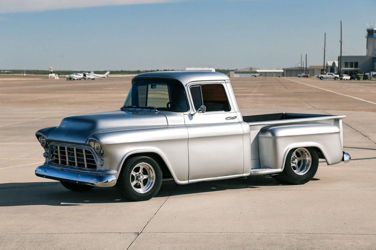1956 chevrolet 3100 silver truck 454 big block v8 pickup automatic