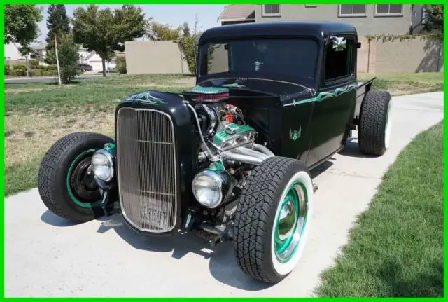 restomod 1933 dodge pickup truck new chevy 383/350 pdb california 435hp 32 34 35
