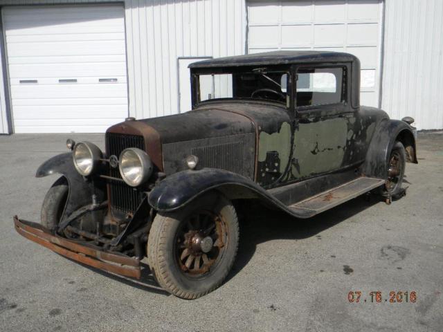 29 1929 lasalle rumble seat coupe complete & barn fresh same owner past 50 years
