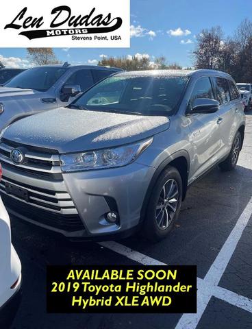 2019 toyota highlander hybrid xle