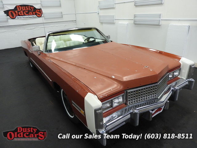 1975 red runs drives body inter good 500ci v8 3 spd auto!