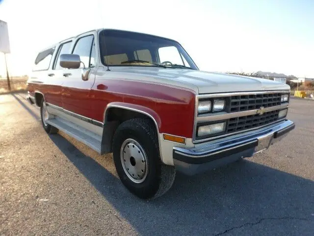 1989 chevrolet suburban 454 big block r20 with tailgate fully loaded very nice