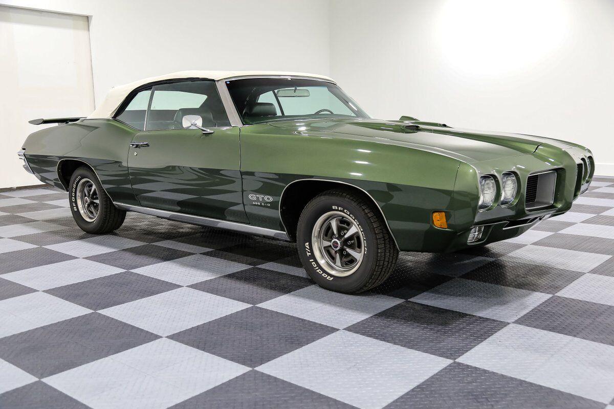 1970 pontiac power convertible top gto 12740 miles