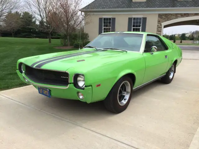 1969 amc amx 390, 4-speed, original paint, low miles, survivor, 500 special