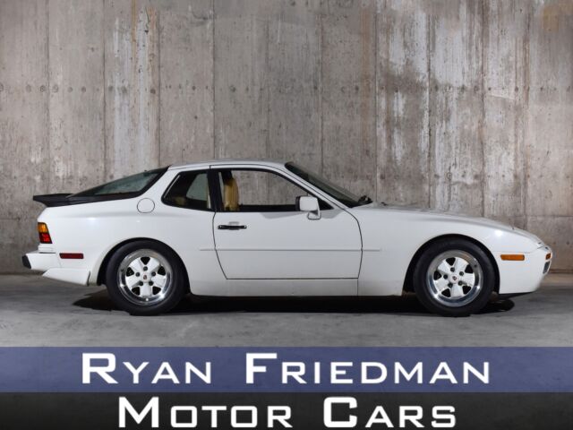 1986 porsche 944 turbo 53087 miles grand prix white hatchback i4 2.5l m