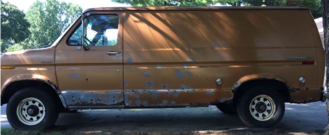 1978 ford e-150 econoline chateau cargo van (factory chateau trim package)