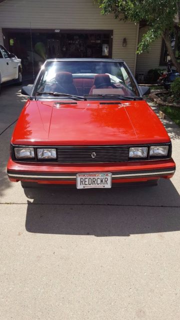 1985 renault alliance convertible 1.7l
