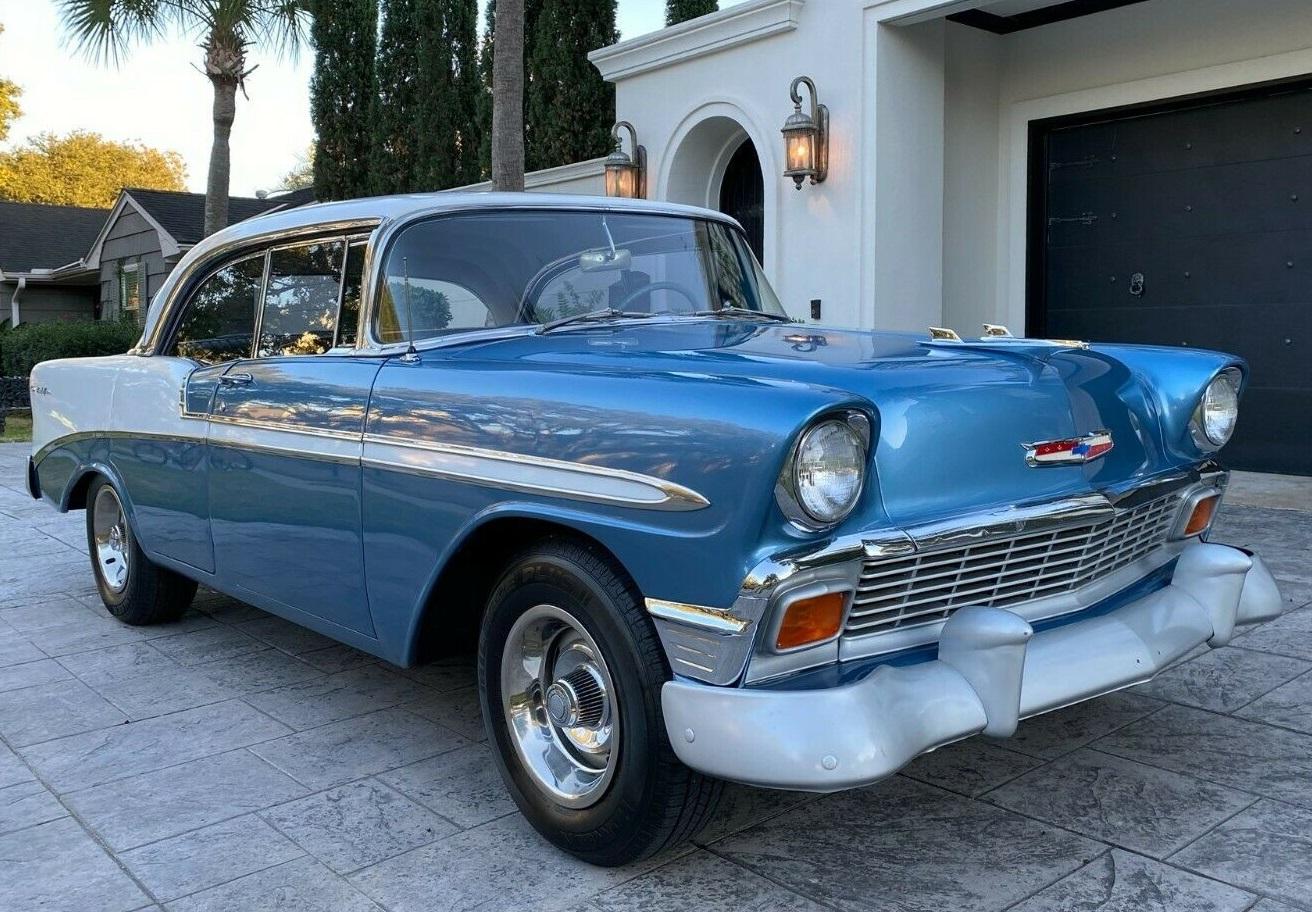 1956 chevrolet bel air150210 2400 sedan 265 v8 engine very nice driver