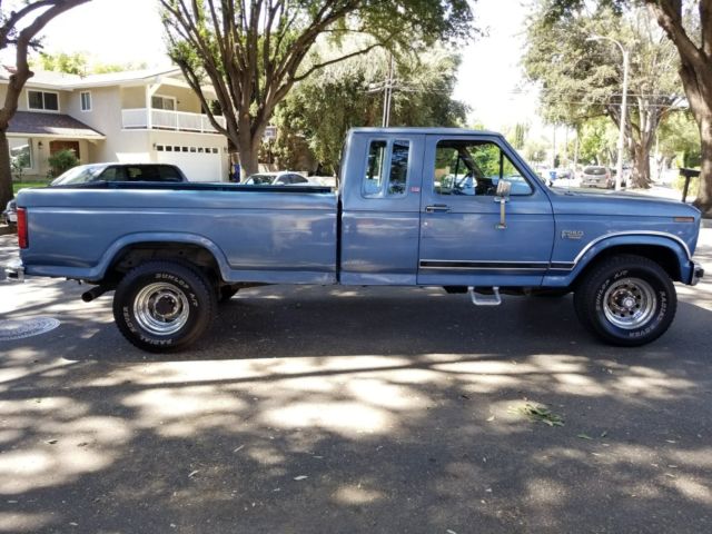 1986 ford f250 460 v8 4x4 extracab lariat rare!!