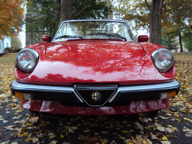 1987 alfa romeo spider graduate {all original survivor} ~ show room ready