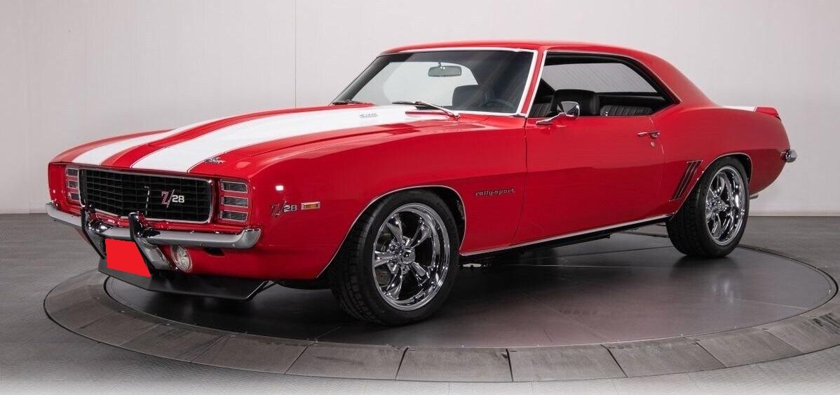 1969 chevrolet camaro hardtop lt1 350 v8